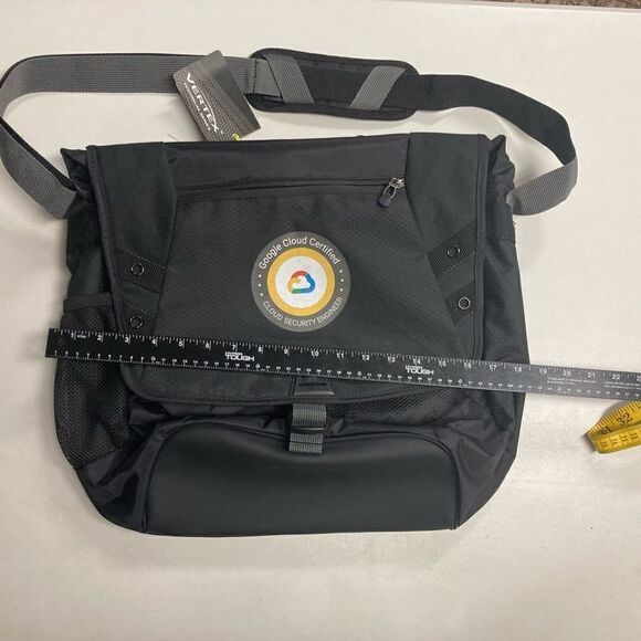 VERTEX 5382 Condor Messenger Bag 18.5X4X12 Black‎ - Picture 4 of 10